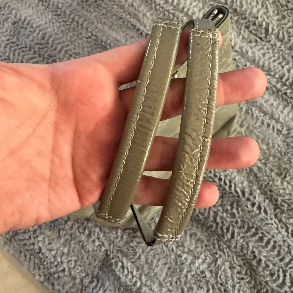 COACH Y2K Grey Leather Tote